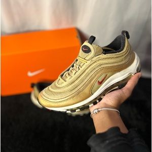 Nike air max 97 GS metallic gold